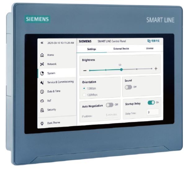 SIMATIC HMI SMART 1000 IE V5 精彩面板(SMART LINE)， 触摸式操作，10